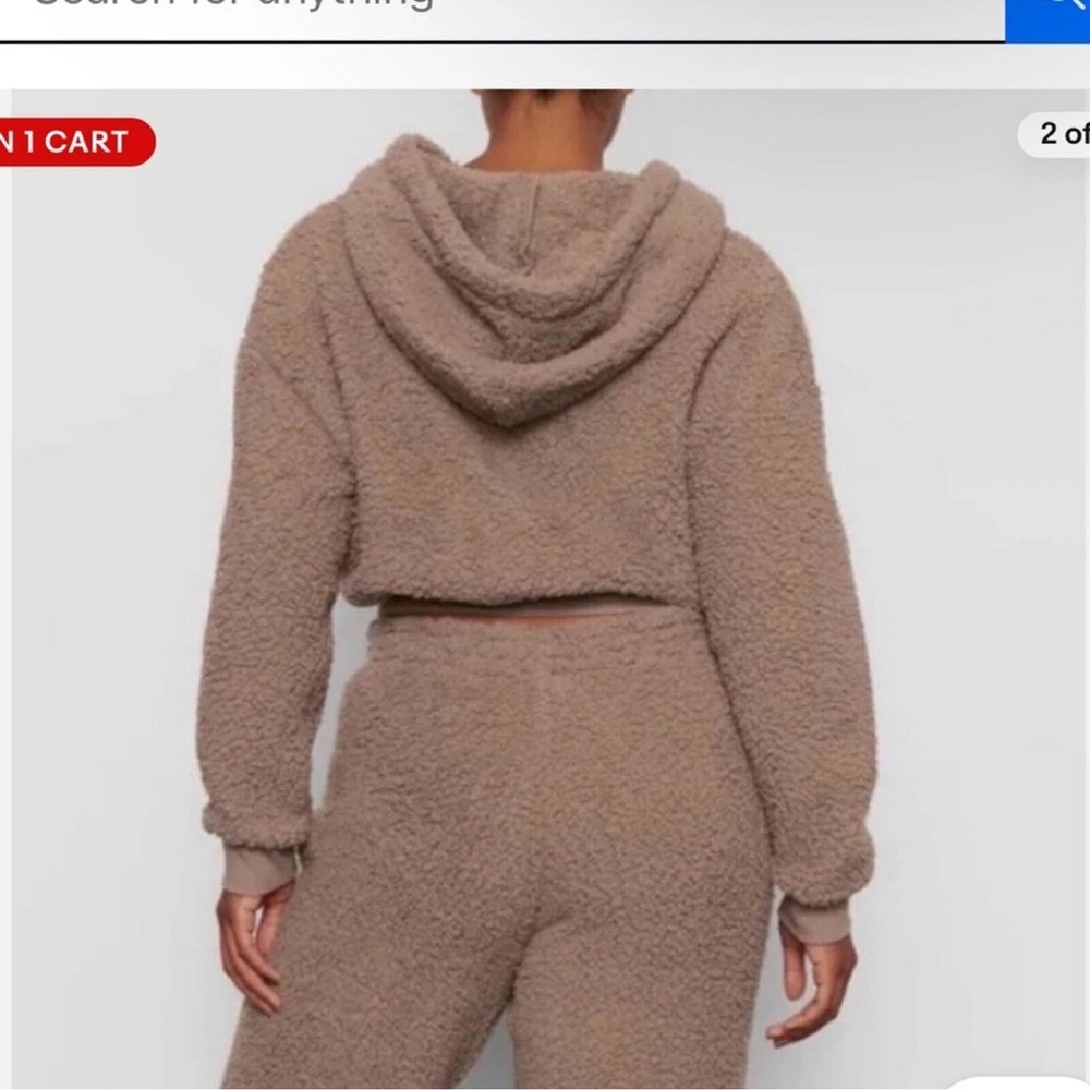 SKIMS Cozy Set Hoodie & Jogger in Camel